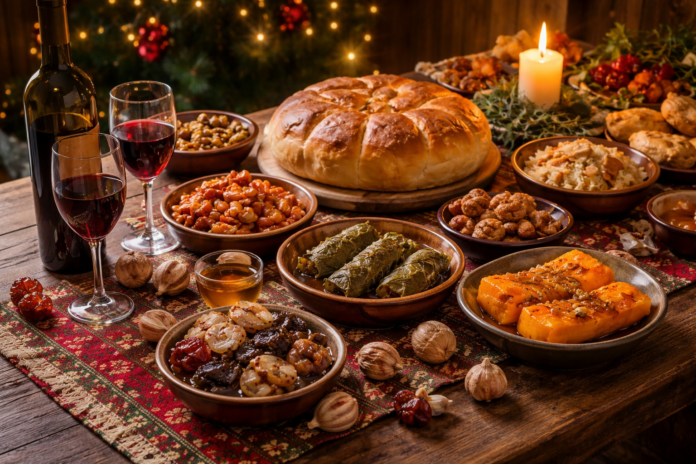 Трапезата на Бъдни вечер