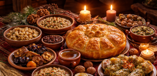 Трапезата на Бъдни вечер