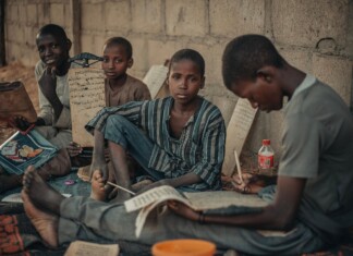 Ученици в Нигерия