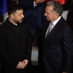 Президентът на Украйна Володимир Зеленски и Стив Уиткоф
