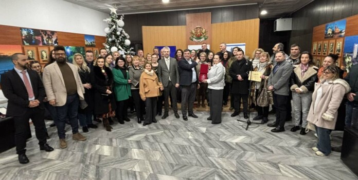 Връчването на наградата Връчването на наградата