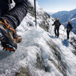 Заледен планински терен