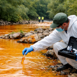 Жълто-оранжево оцветяване на река край Шумен вдигна екоинспекцията на крак Жълто-оранжево оцветяване на река край Шумен вдигна екоинспекцията на крак