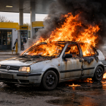 Дете пострада при пожар в автомобил във Варненско