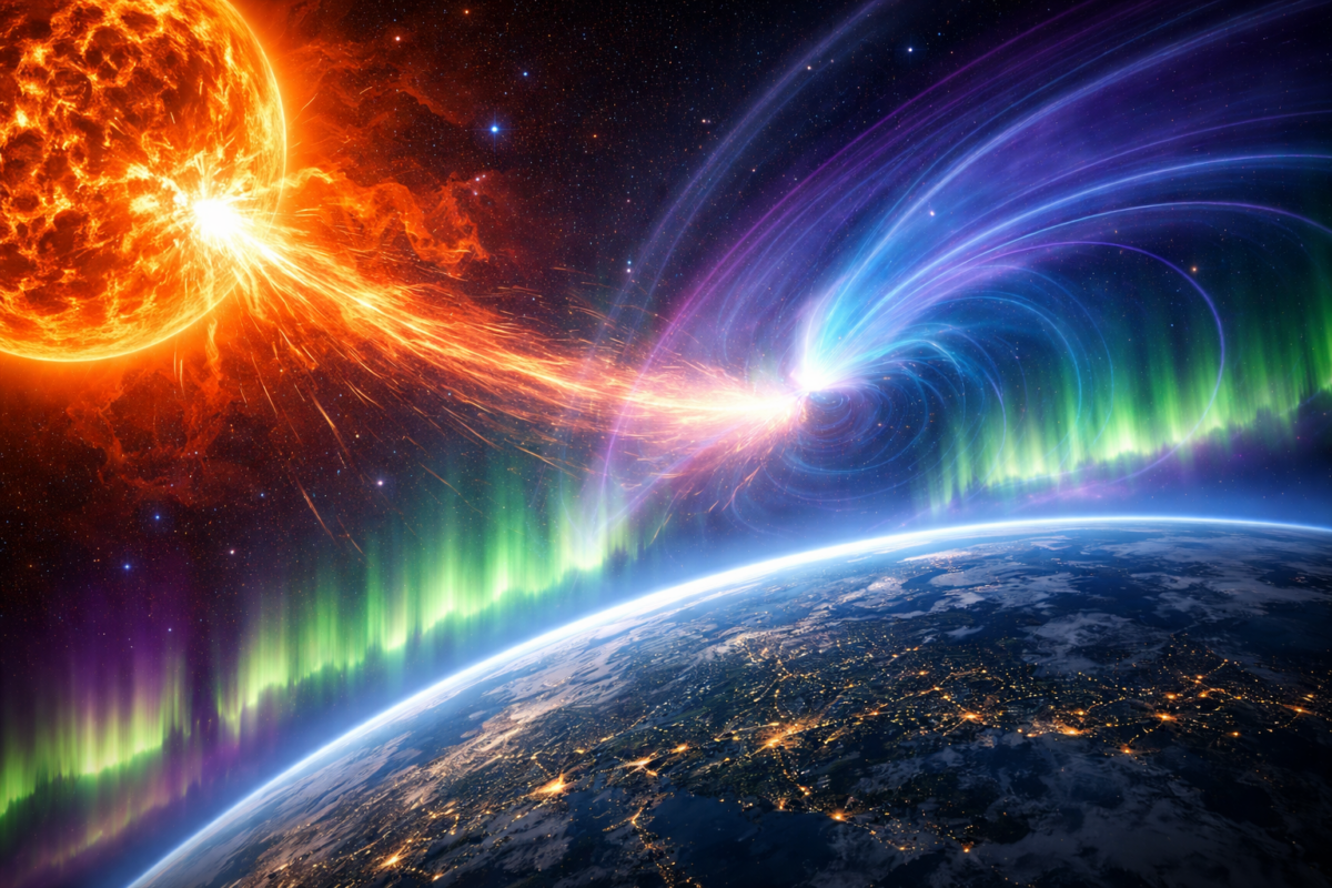 Слаба геомагнитна буря ниво G1 се очаква да засегне Земята