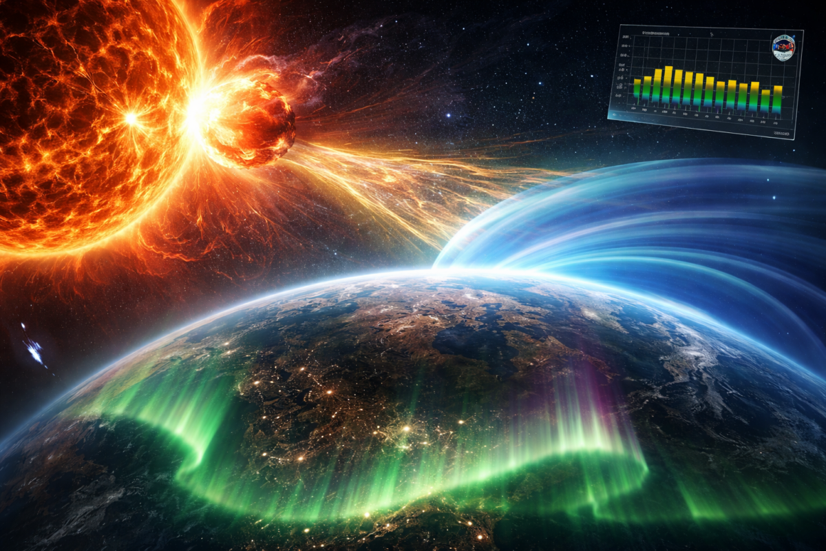 Геомагнитната обстановка на 12 януари 2026 г ще остане под