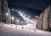 Нощно каране на ски писти