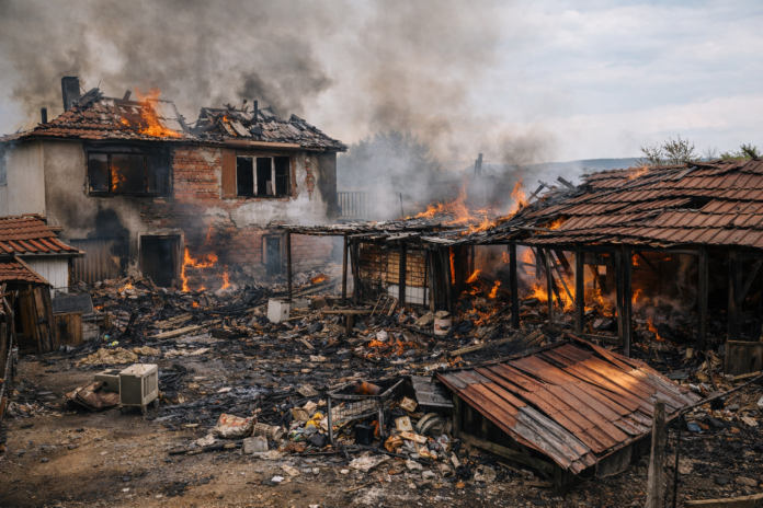Пожар в Руенско Пожар в Руенско