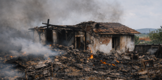 Пожар в Руенско