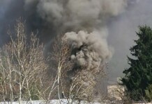 Пожар в Троян