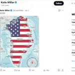 Публикация на Кейти Милър за Гренландия