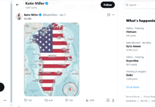 Публикация на Кейти Милър за Гренландия