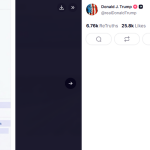 Публикация на Доналд Тръмп