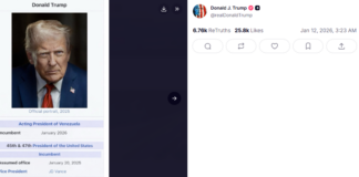 Публикация на Доналд Тръмп