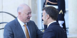 Росен Желязков и Еманюел Макрон