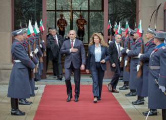 Румен Радев и Илияна Йотова