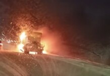 Снегорин горя на Софийския околовръстен път. АПИ разкри причината Снегорин горя в София