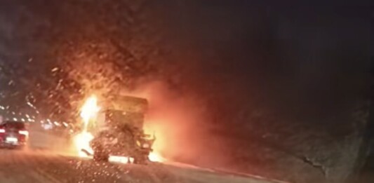 Снегорин горя в София