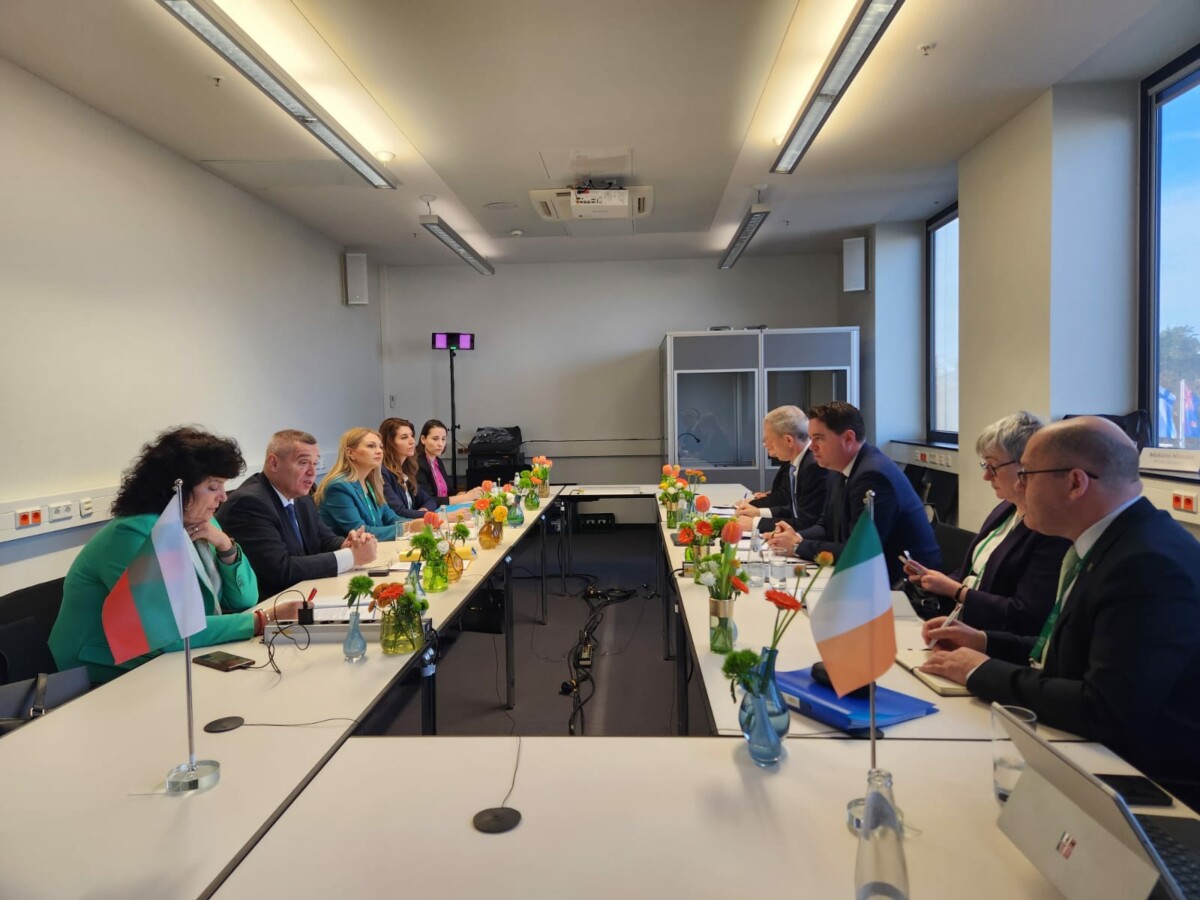 Министърът на земеделието и храните проведе работна среща с ирландския