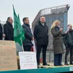 Станислав Стоянов на протеста