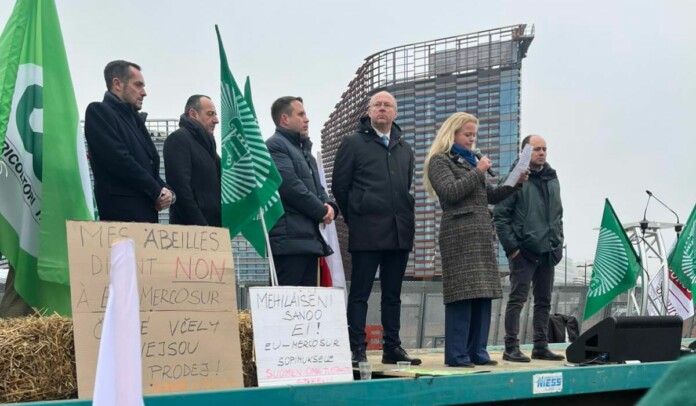 Станислав Стоянов на протеста