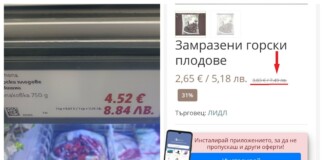 Цена на хранителен продукт във верига