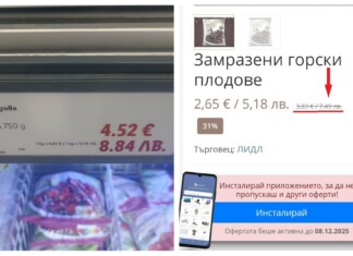 Цена на хранителен продукт във верига
