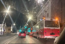 Закъсал автобус