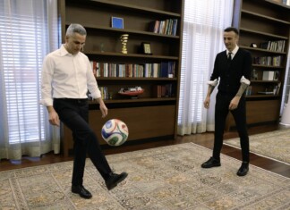 Андрей Гюров и Димитър Бербатов