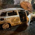 Опожареният автомобил