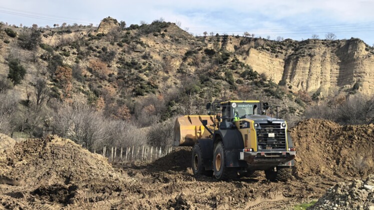 Изграждането на обхода на Кресна