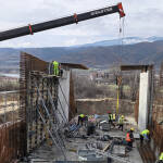 Изграждането на обхода на Кресна