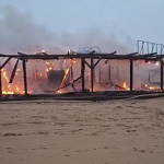 Пожарът в Несебър