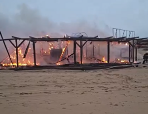 Пожарът в Несебър