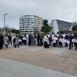 Протестът в Бургас