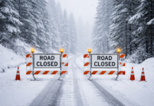 Затворен път