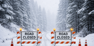 Затворен път