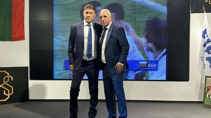 Боби Михайлов и Христо Стоичков Боби Михайлов и Христо Стоичков