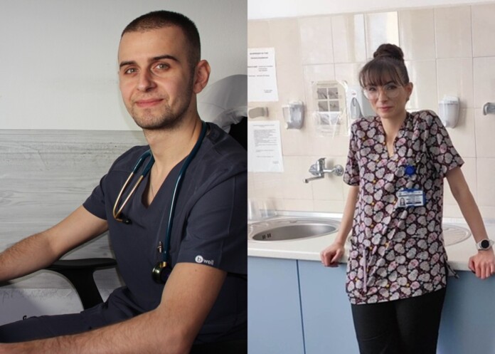 Д-р Борислав Пенев и д-р Стефани Шкетиева от УМБАЛ-Бургас