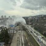 Воден гейзер изригна насред Варна!