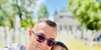 Малката Софи с баща си