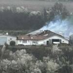 Пожар в помещение в птицефермата