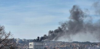 Пожар в Разград