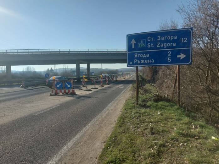 Ремонт на пътища в Стара Загора