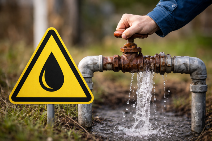 Спиране на водата