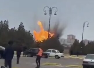 Взривът след атаката