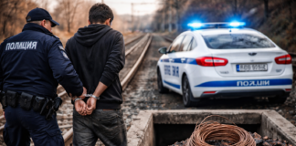 Млад мъж открадна кабел и го изгори, за да продаде медта в Бургас