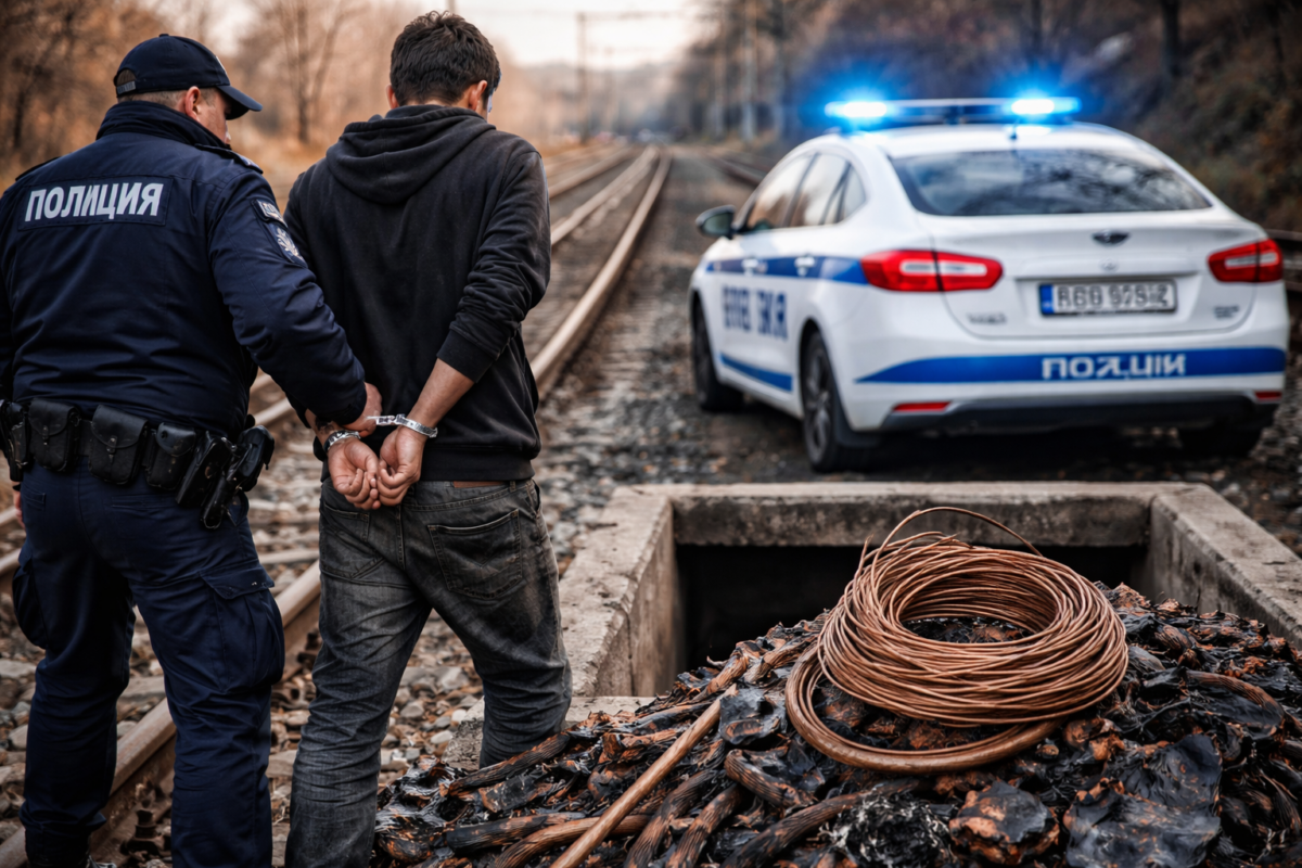 Служители от съвместно със служители от Първо Районно управление в