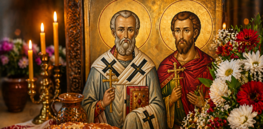 Имен ден, свещи