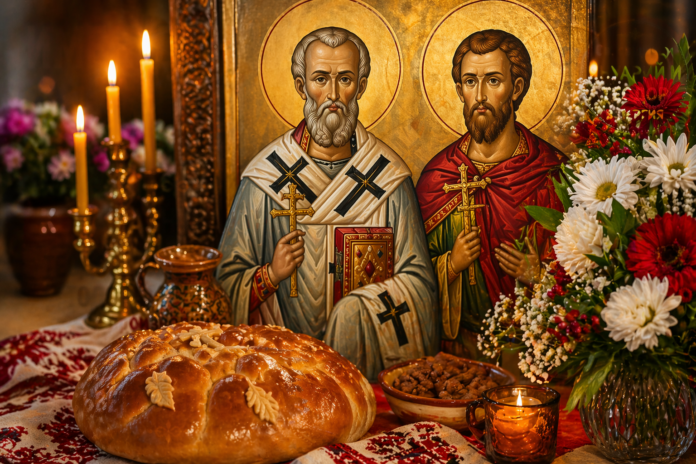 Имен ден, свещи